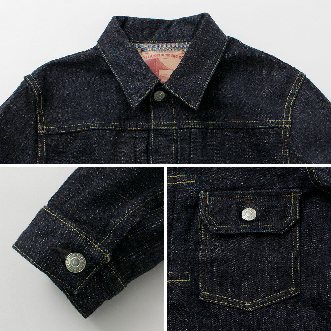 FOB FACTORY / F2378 2nd-type G3 Selvage Denim jacket