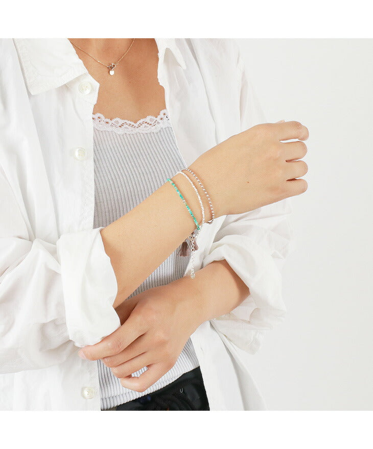 Chalisa T .. / Turquoise W Wrap Pulsera Karen Silver