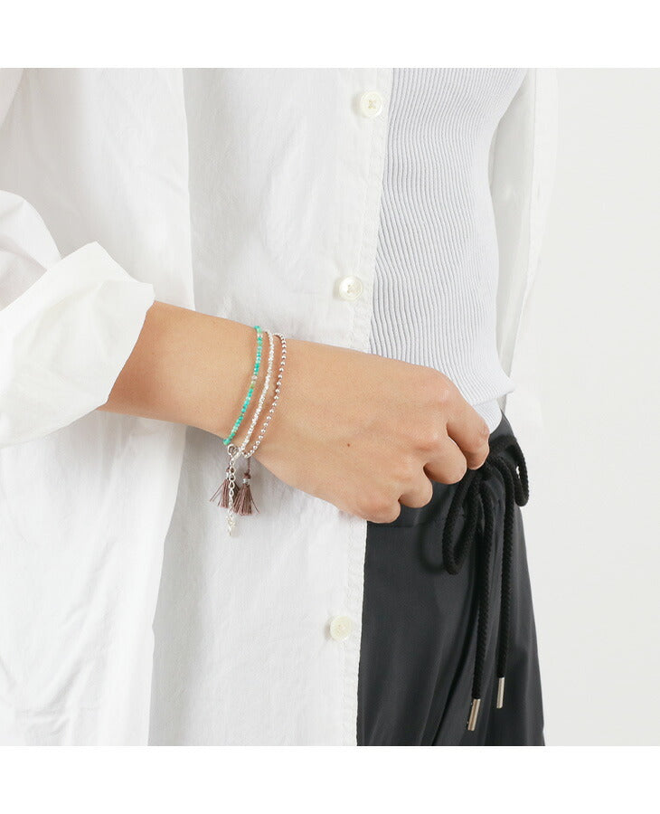 Chalisa T .. / Turquoise W Wrap Pulsera Karen Silver