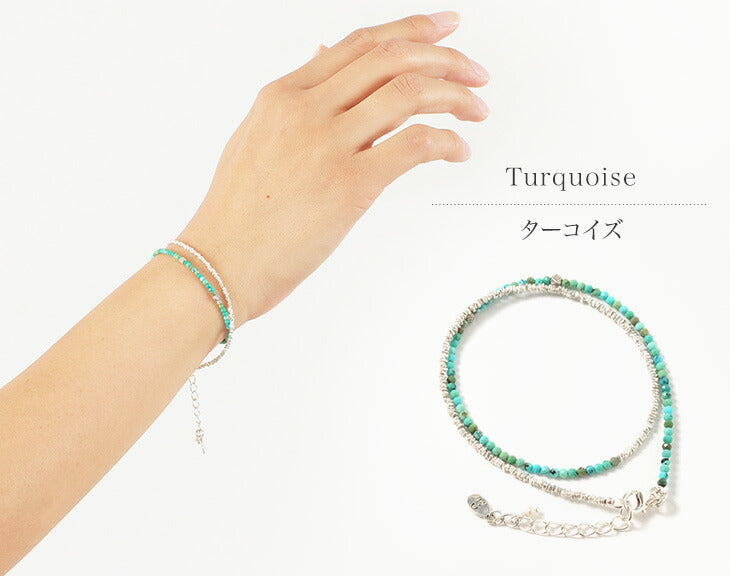 Chalisa T .. / Turquoise W Wrap Pulsera Karen Silver