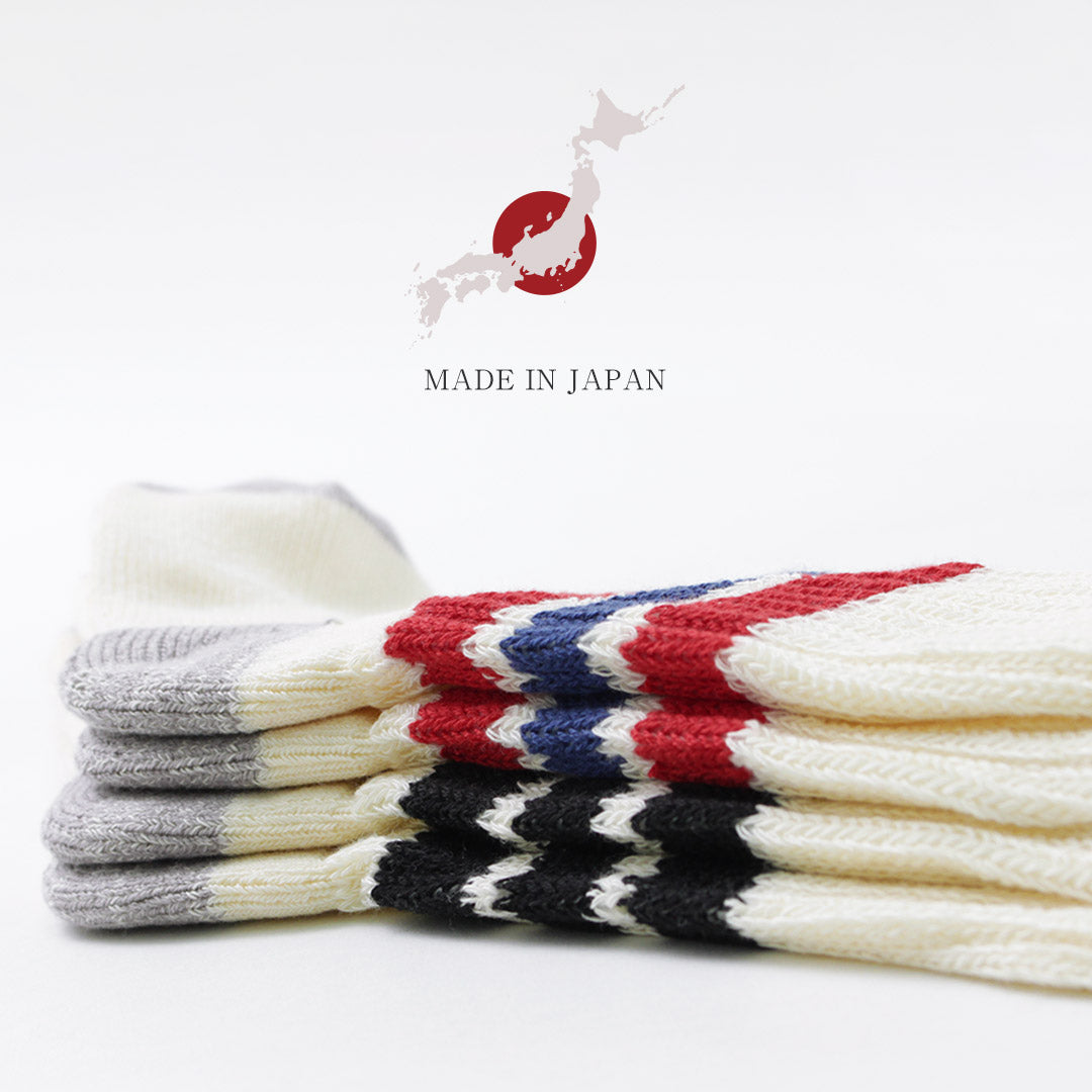 ROTOTO / R1255 Coarse Ribbed Old School Socks