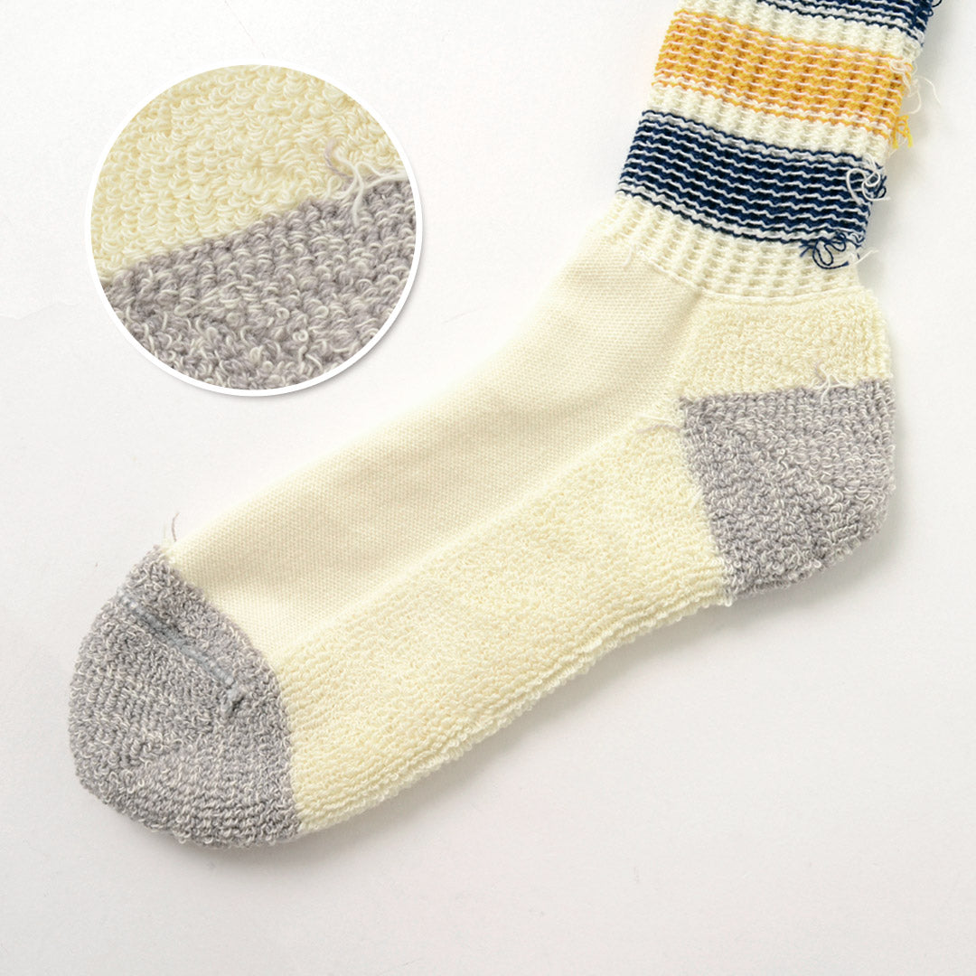 ROTOTO / R1255 Coarse Ribbed Old School Socks
