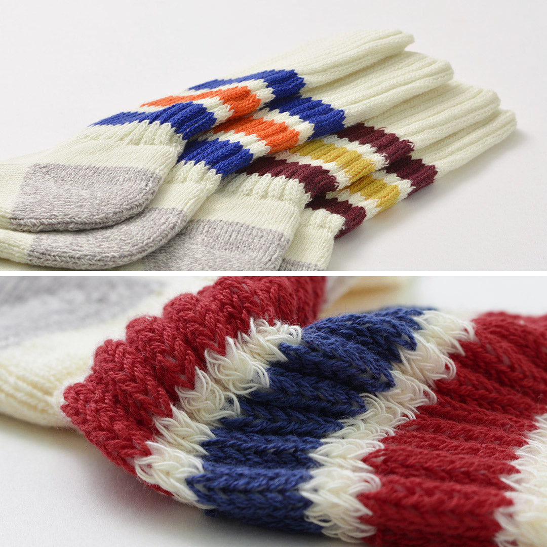 ROTOTO / R1255 Coarse Ribbed Old School Socks