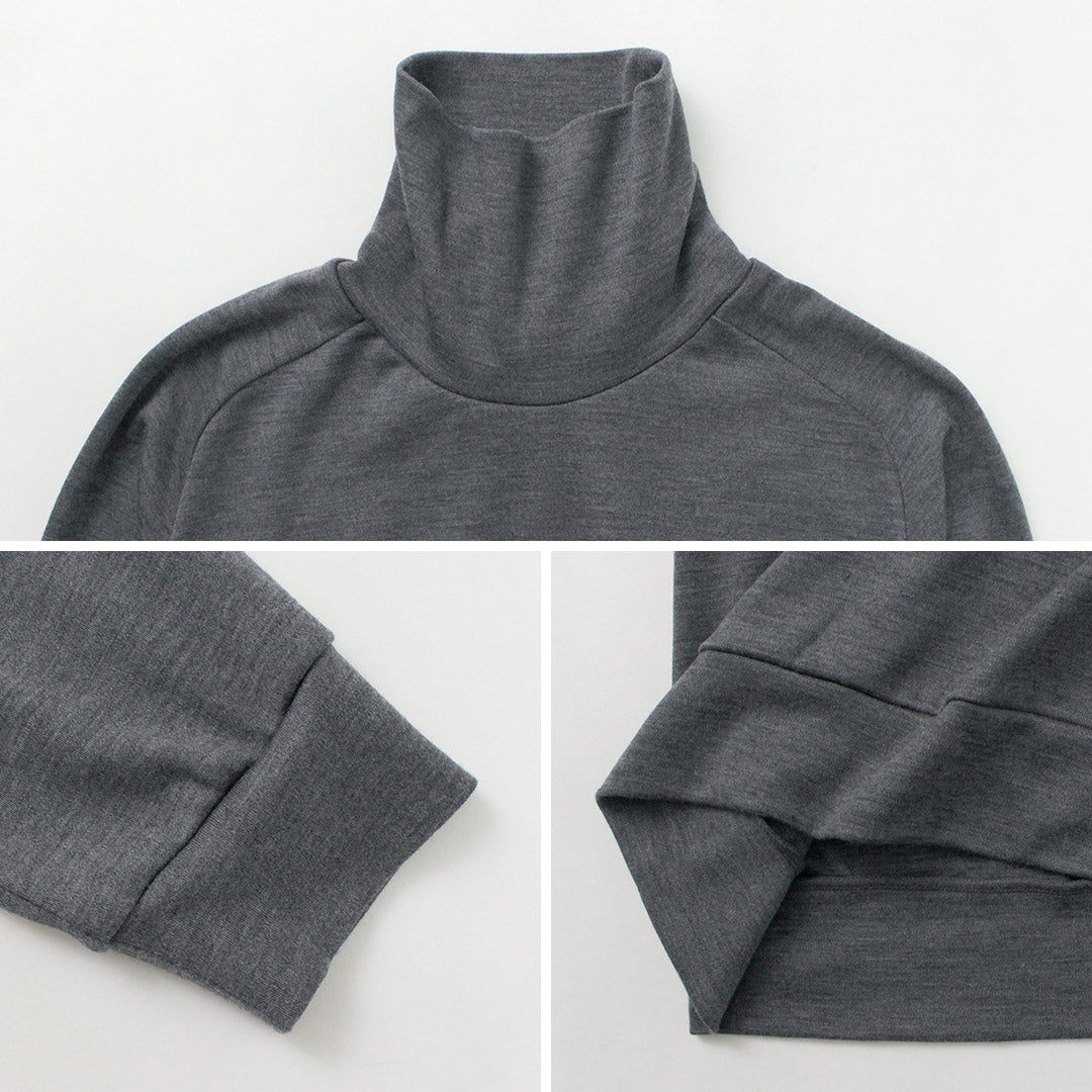 RE HECHO EN TOKIO JAPÓN / Vestido de cuello alto Tejido de lana