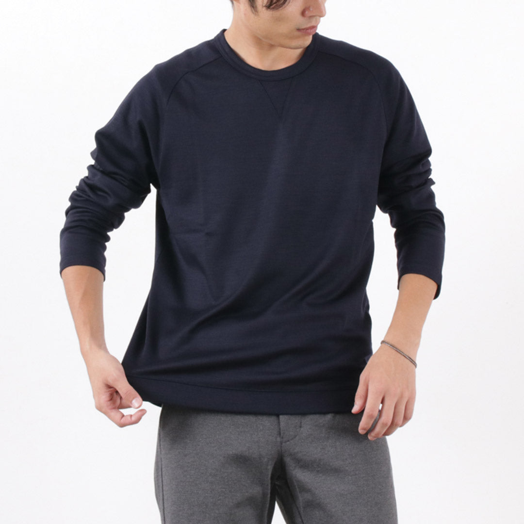 RE MADE IN TOKYO JAPAN / Crew Neck Dress Wool Knit