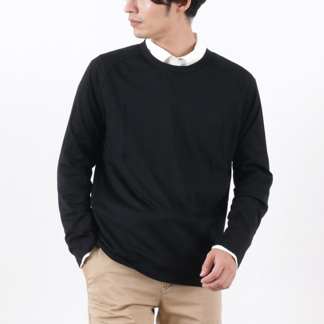 RE MADE IN TOKYO JAPAN / Crew Neck Dress Wool Knit