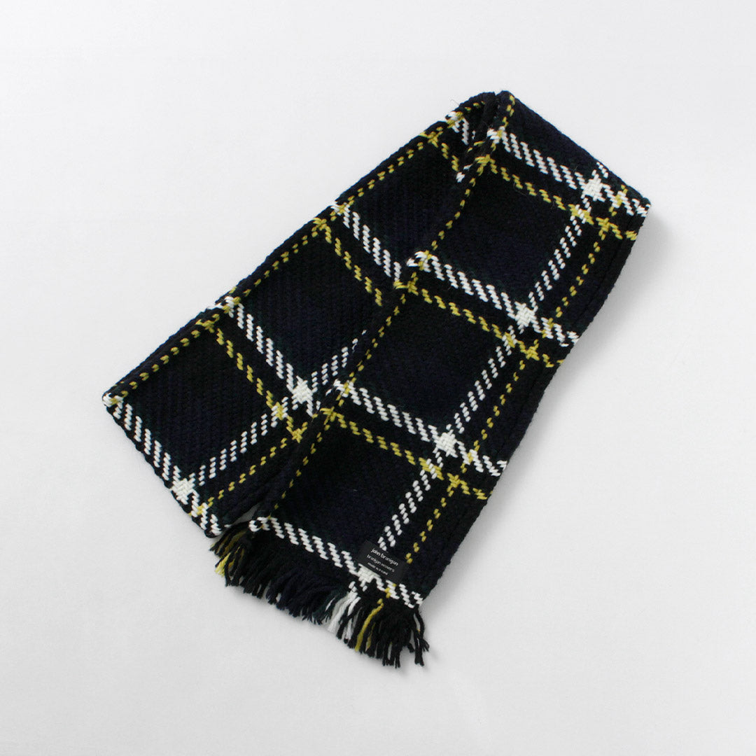 JOHN BRANIGAN / Irish Tweed Knit Scarf Scarf