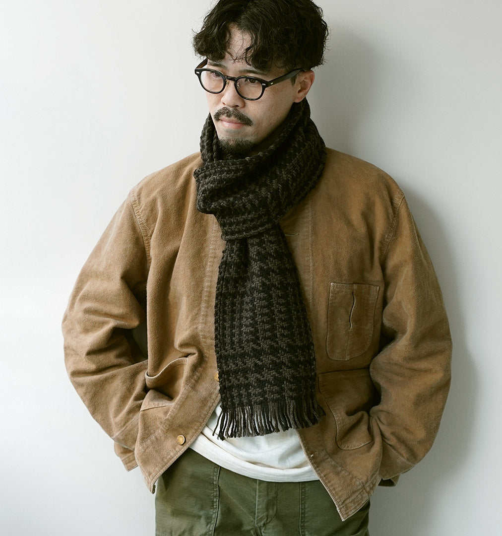 JOHN BRANIGAN / Irish Tweed Knit Scarf Scarf