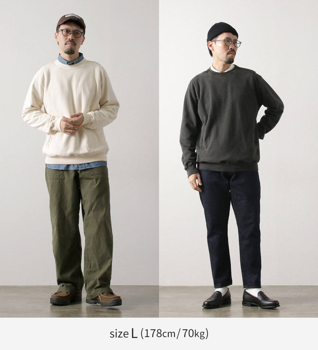 GOOD ON / 헤비 크루 스웨트 셔츠