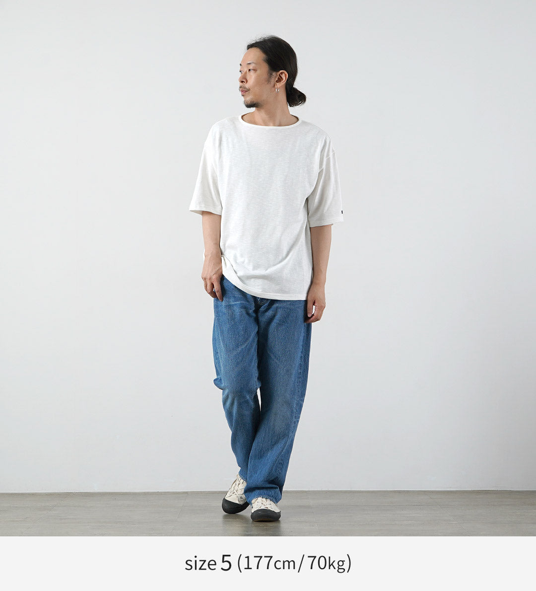 TIEASY / HDCS Light Big Boat Neck T-Shirt