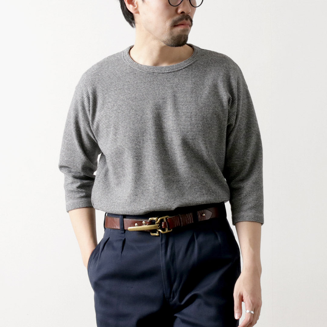 BARNS / T-shirt à manches 6,5 Heavy Spun Fraise