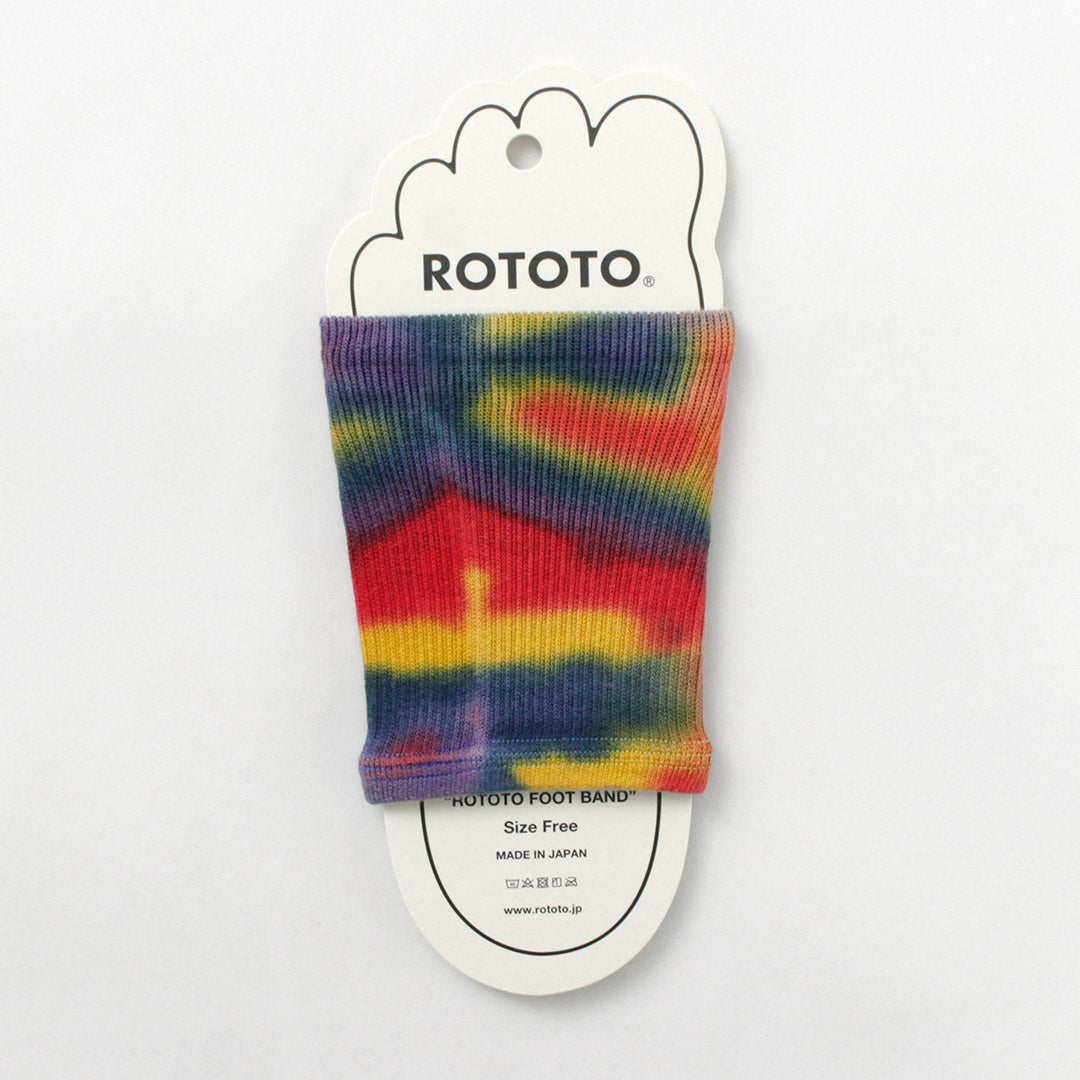 ROTOTO / R1314 Tie Dye Foot Band