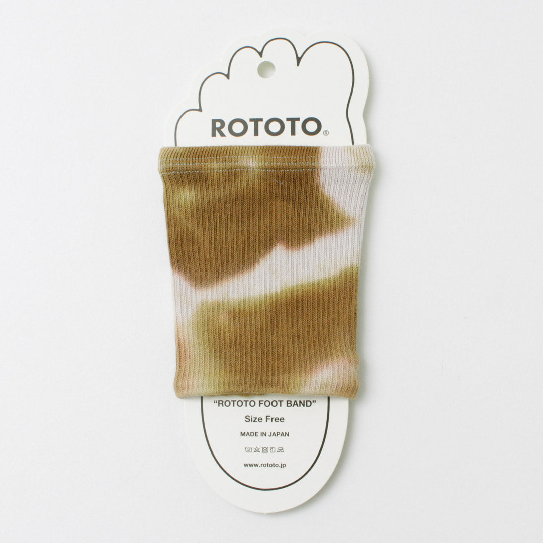 ROTOTO / Foot Band Tie-Dye