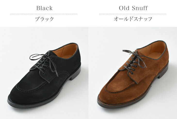WHEELROBE / 15078S Chaussures en daim à coutures épaisses et bout moc