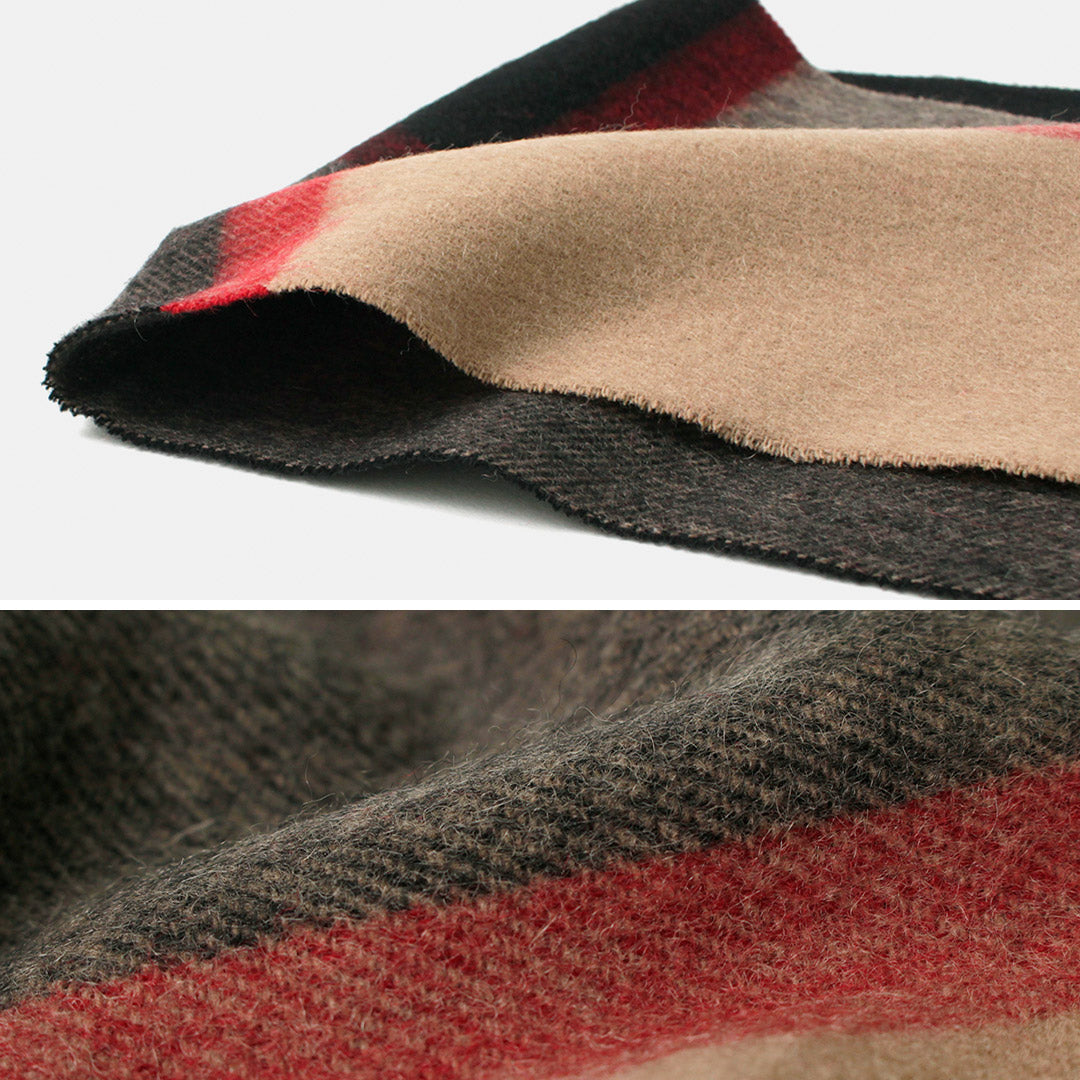 TWEED MILL / Lambs Wool Plaid Scarf