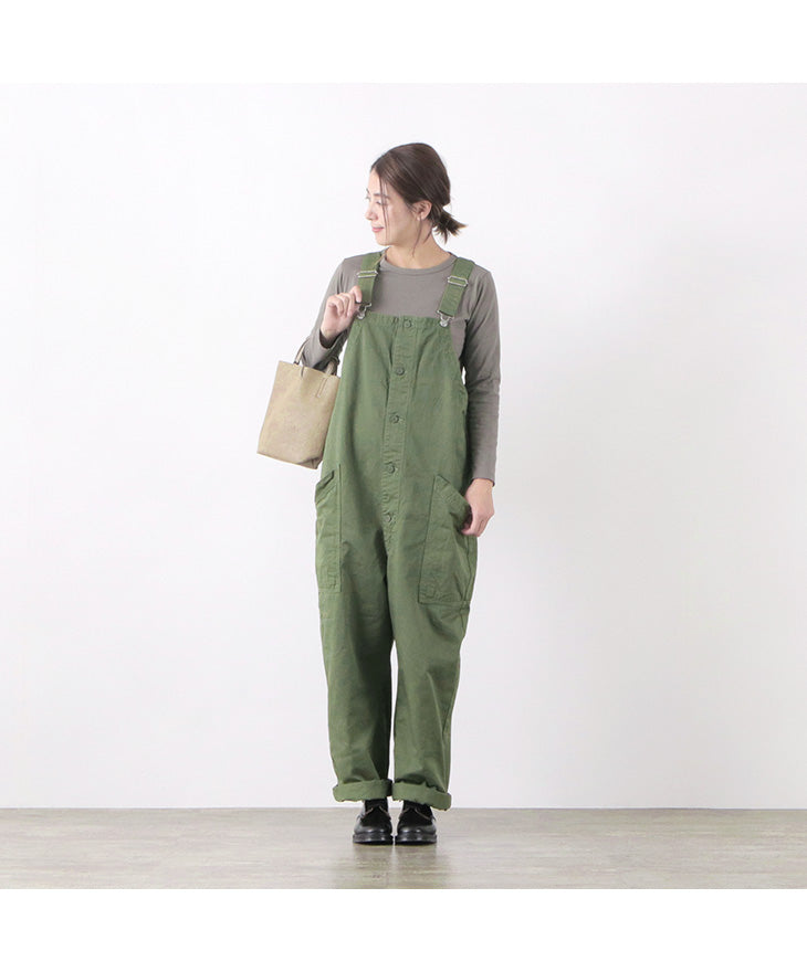HARVESTY / Chino Cross Dye Overalls