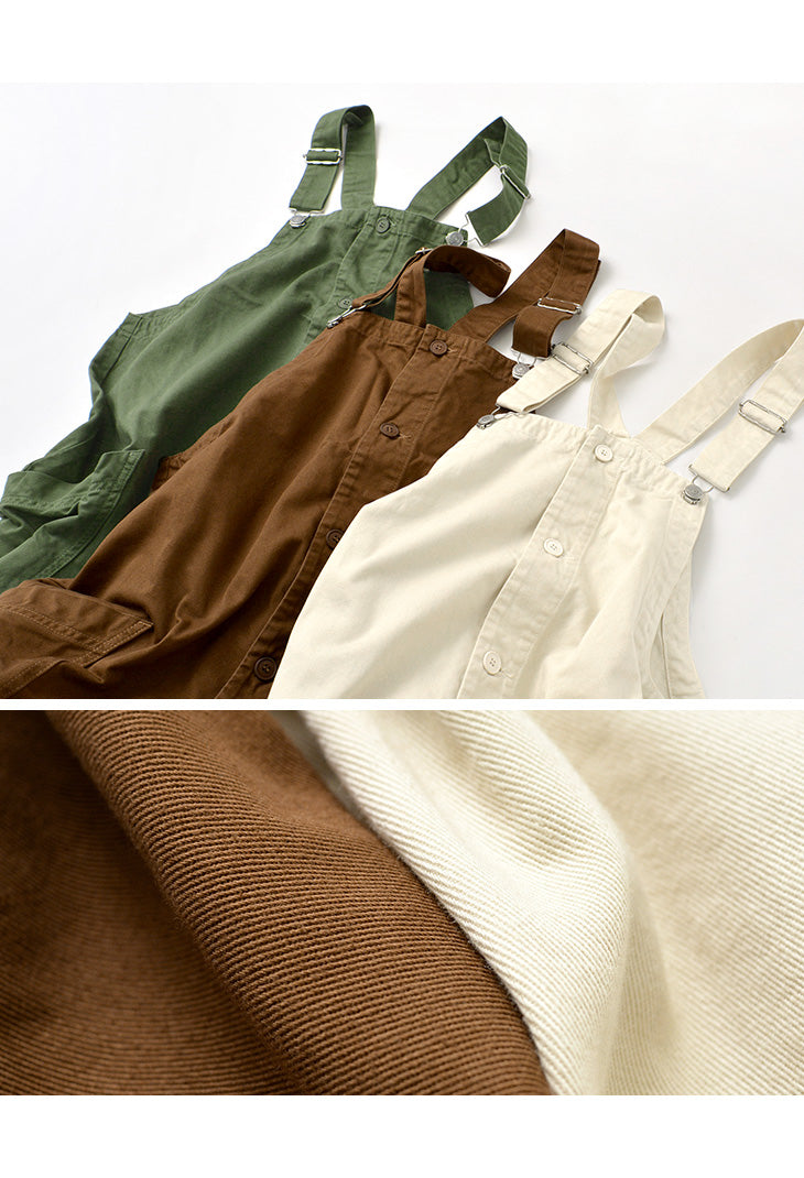 HARVESTY / Chino Cross Dye Overalls