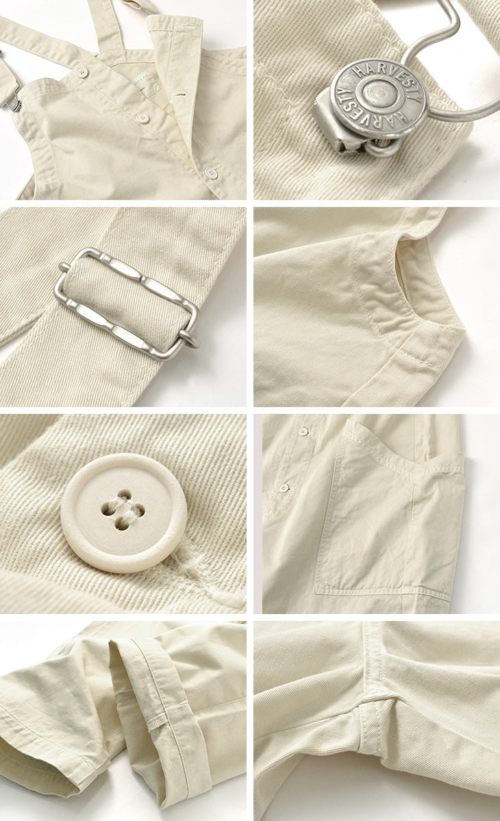 HARVESTY / Chino Cross Dye Overalls