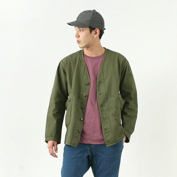 GOHEMP / Vendor Collarless Jacket