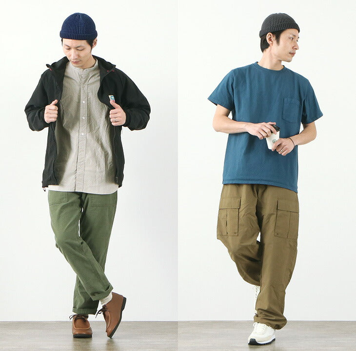 Rototo / Indigo Cotton Roll up Geanie