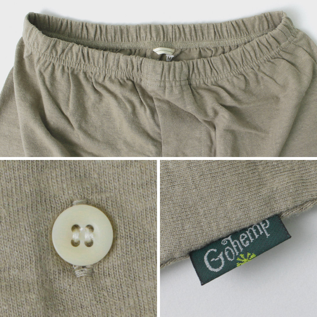GOHEMP / SUNNY Debajo de los pantalones cortos