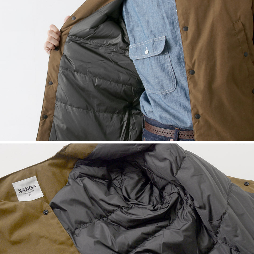 Chaqueta tipo cárdigan de plumas NANGA/HINOC Modelo 2025