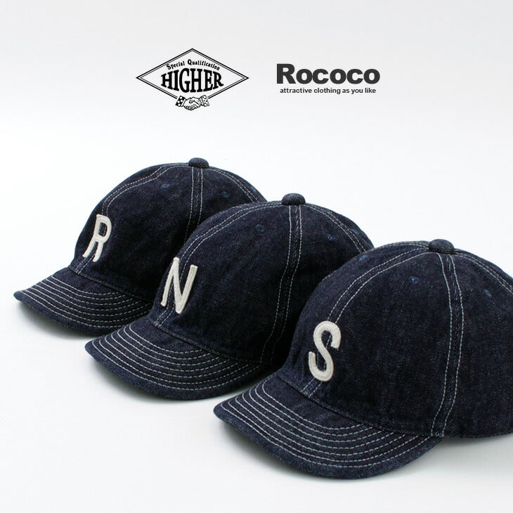 HIGHER / Selvage  DENIM CAP ONE WASH