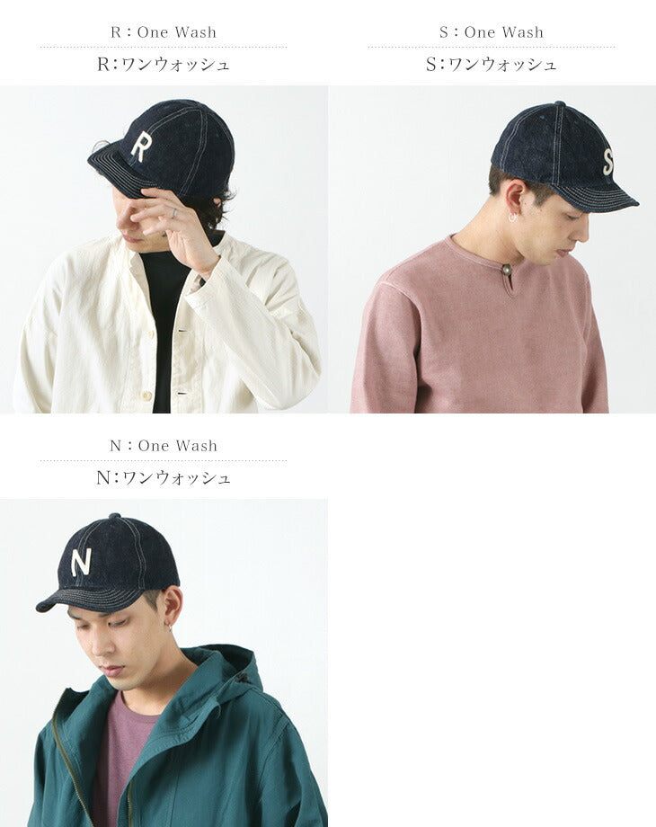 HIGHER / Selvage  DENIM CAP ONE WASH