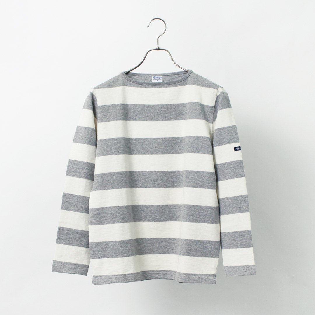 TIEASY / HDCS Chemise basque à larges rayures et col bateau