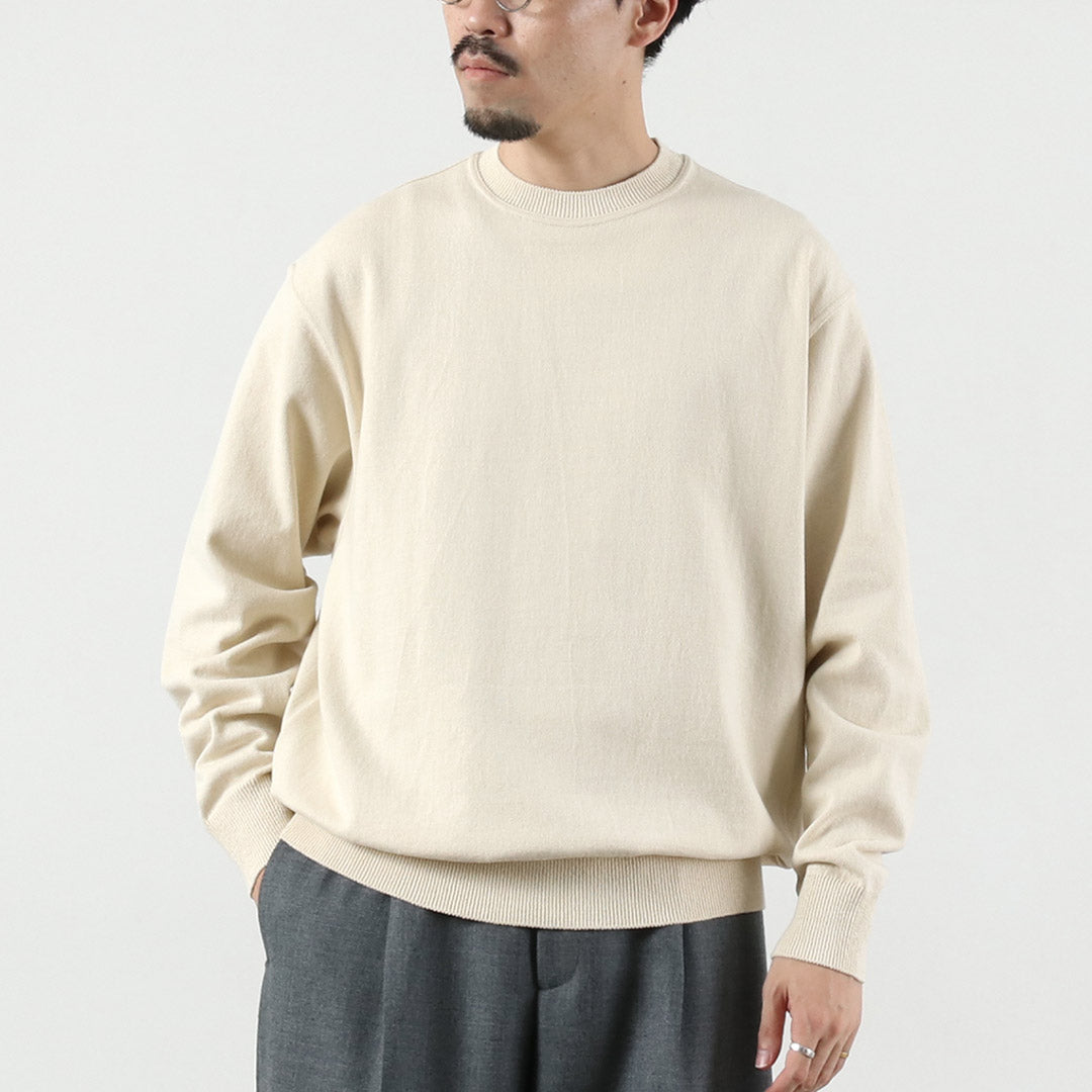 YONETOMI NEW BASIC / Wave Cotton Knit Pullover Model 2025