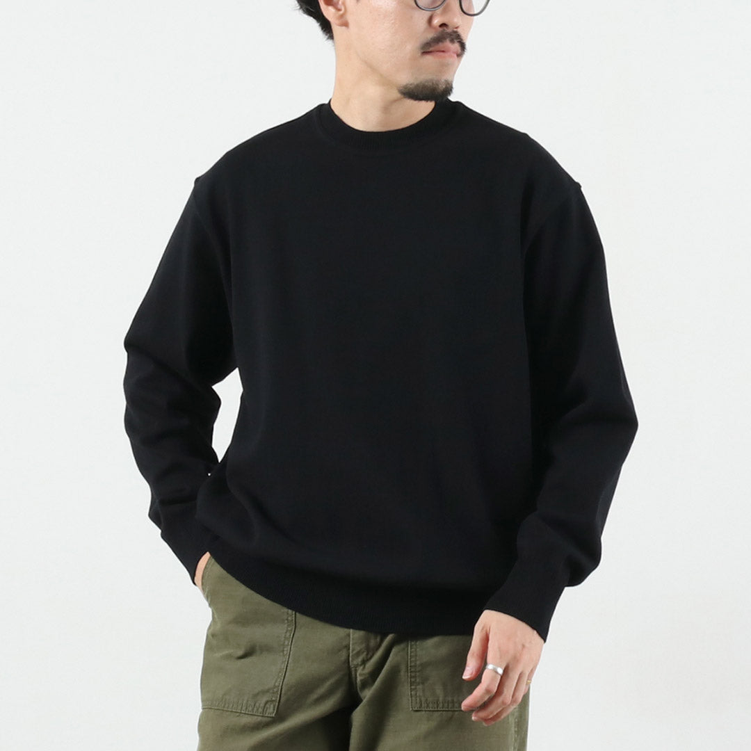 YONETOMI NEW BASIC / Wave Cotton Knit Pullover Model 2025