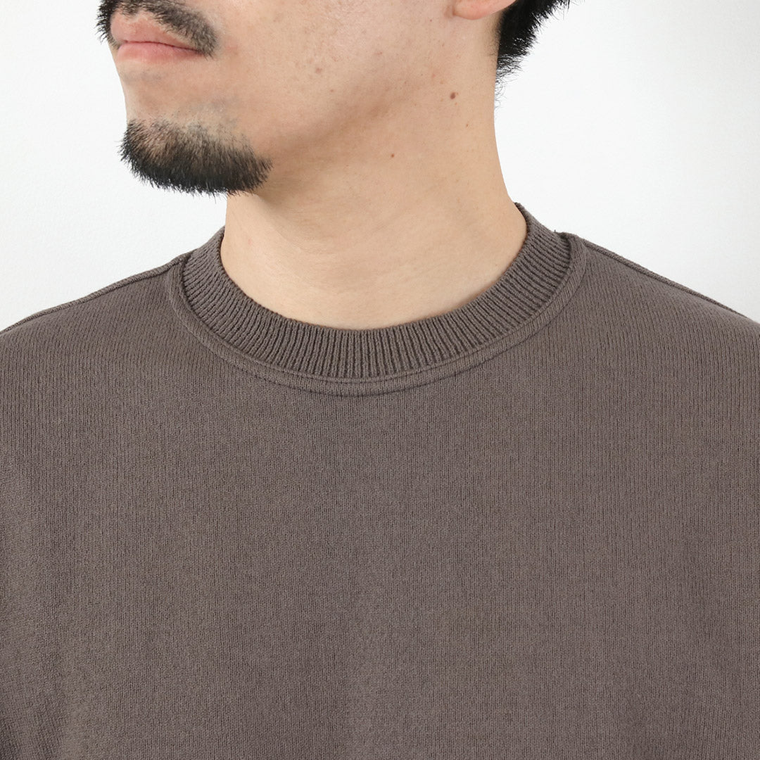 YONETOMI NEW BASIC / Wave Cotton Knit Pullover Model 2025
