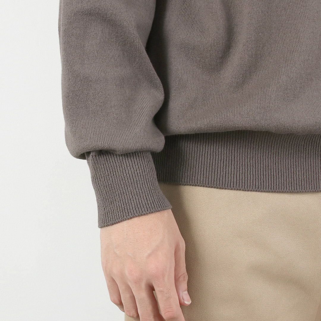 YONETOMI NEW BASIC / Wave Cotton Knit Pullover Model 2025