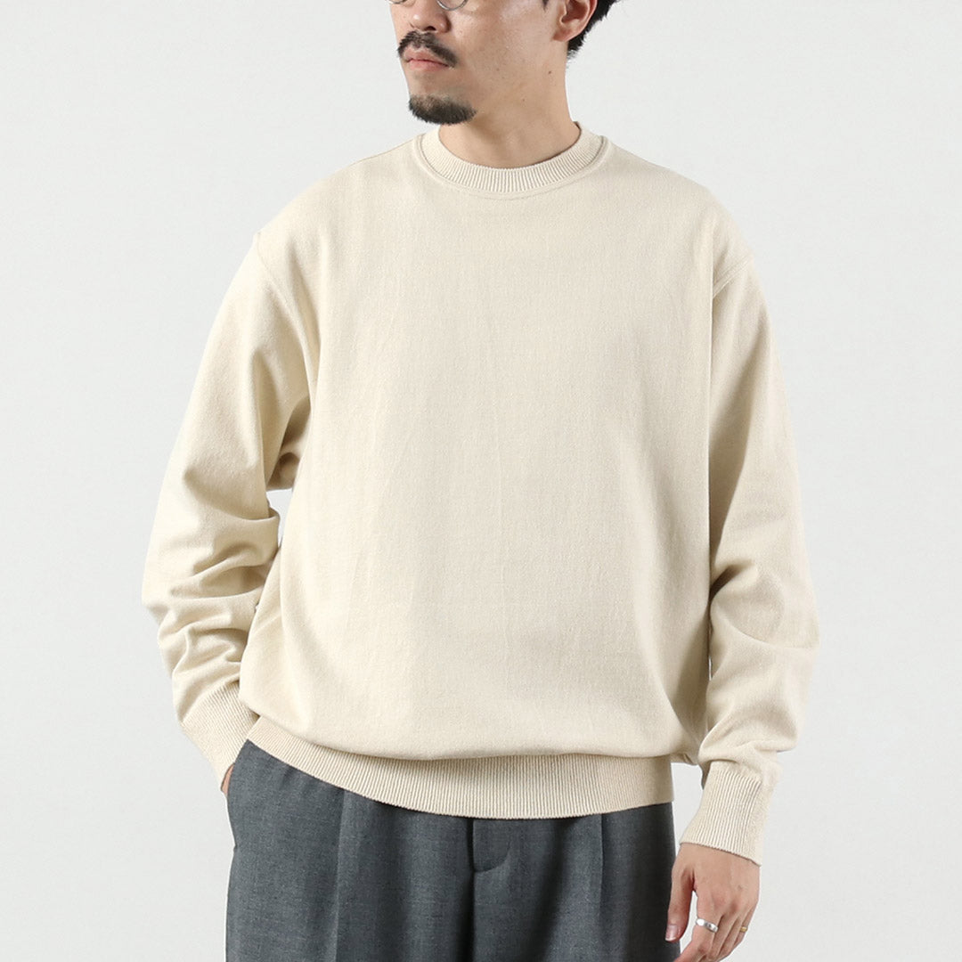 YONETOMI NEW BASIC / Wave Cotton Knit Pullover 2026 Model