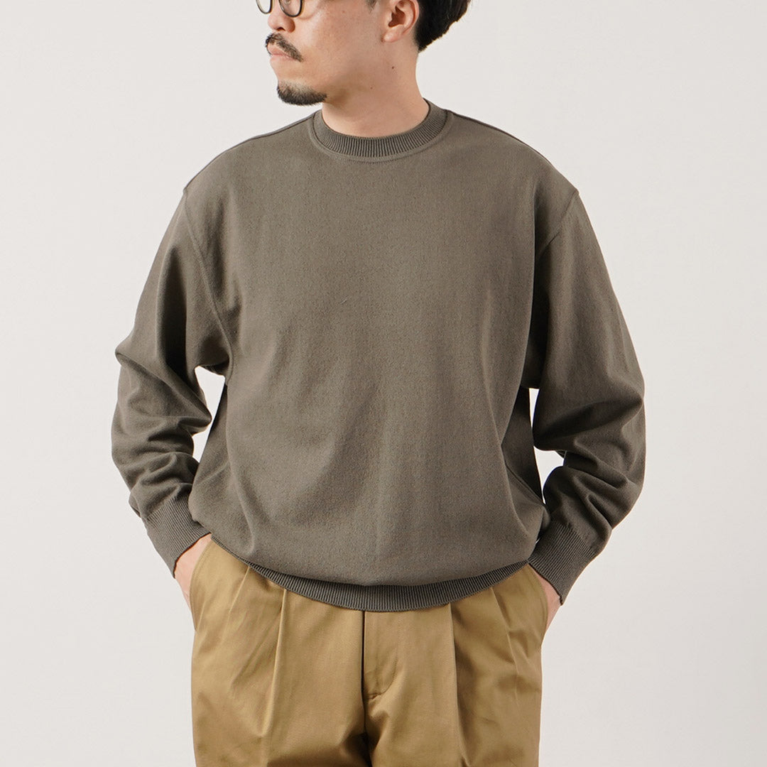 YONETOMI NEW BASIC / Wave Cotton Knit Pullover 2026 Model