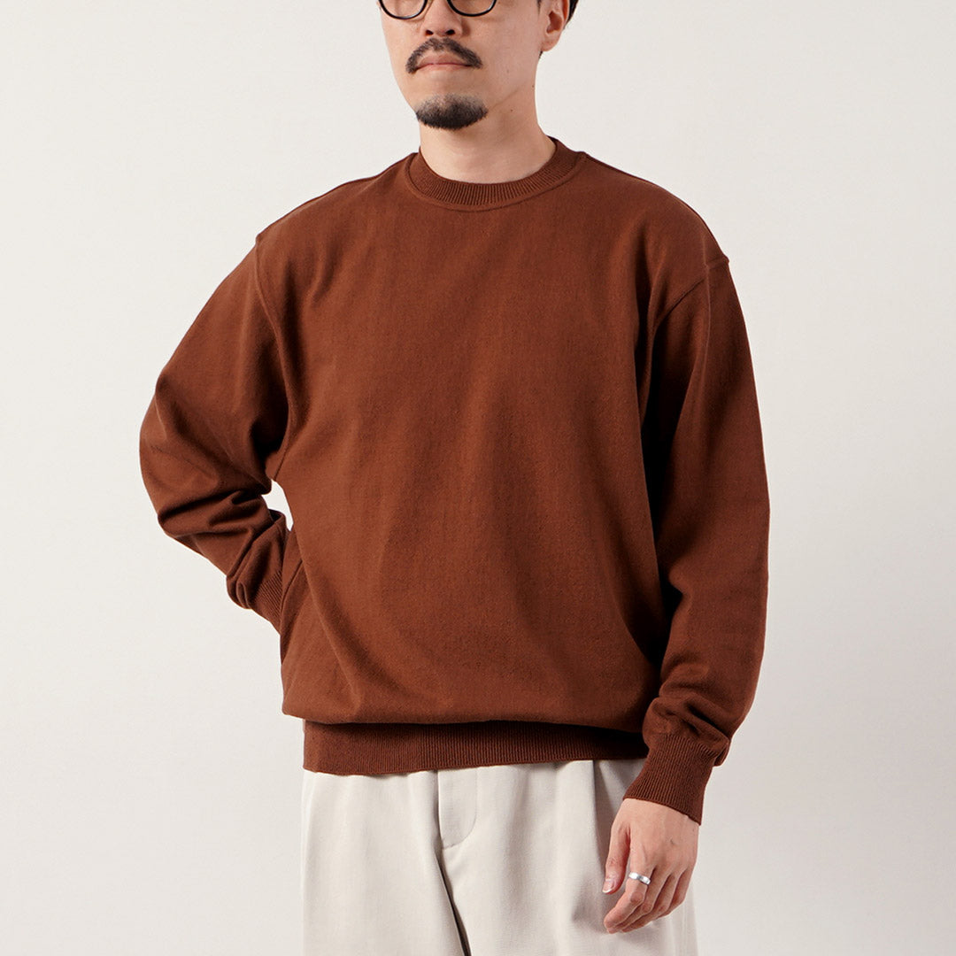 YONETOMI NEW BASIC / Wave Cotton Knit Pullover 2026 Model