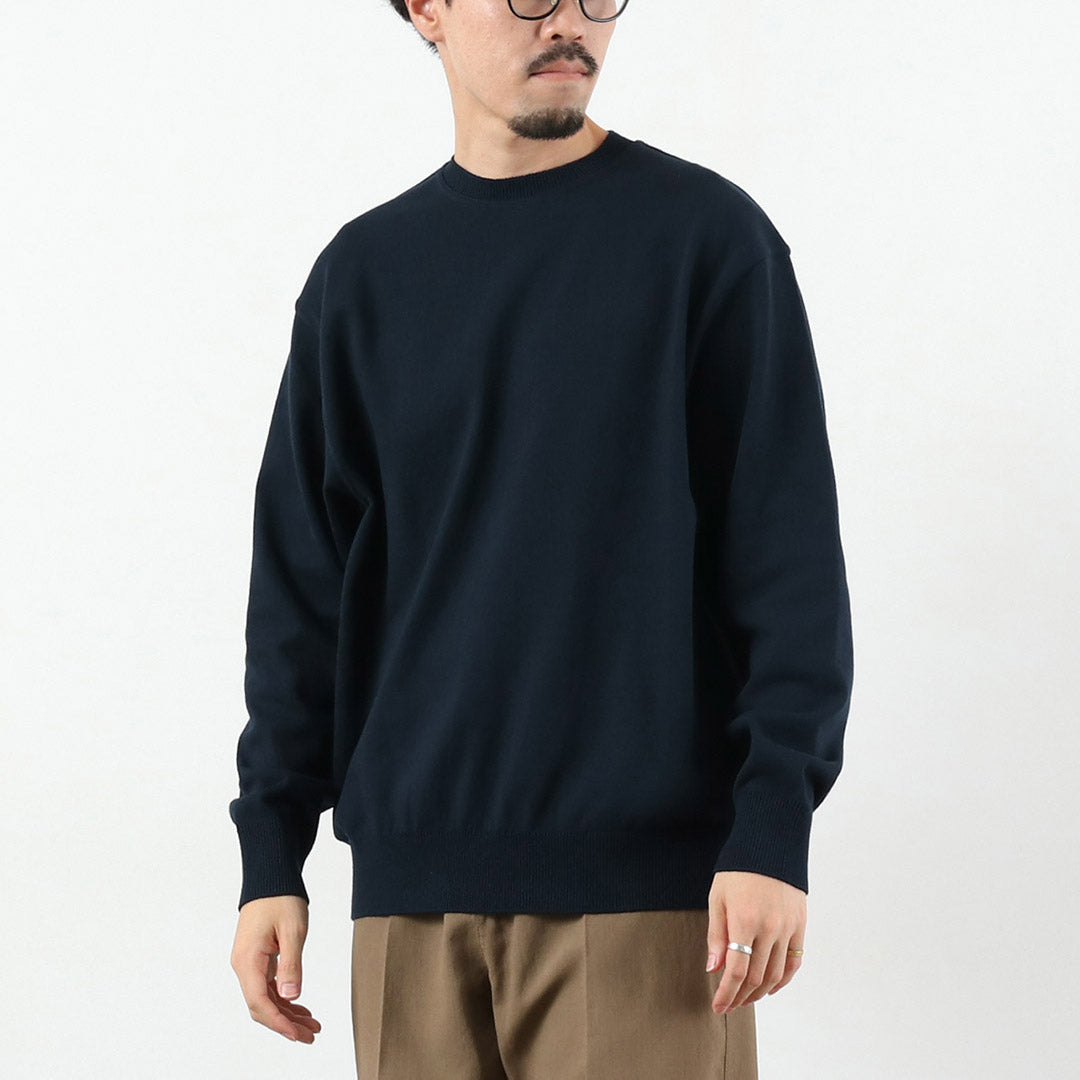 YONETOMI NEW BASIC / Wave Cotton Knit Pullover 2026 Model