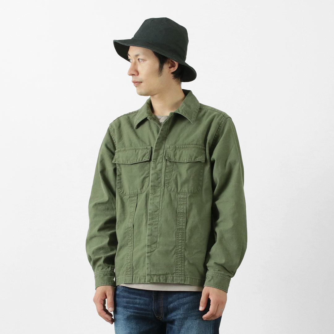 日本蓝色牛仔裤 / 编号:SILVER RJB4371S 军用疲劳夹克