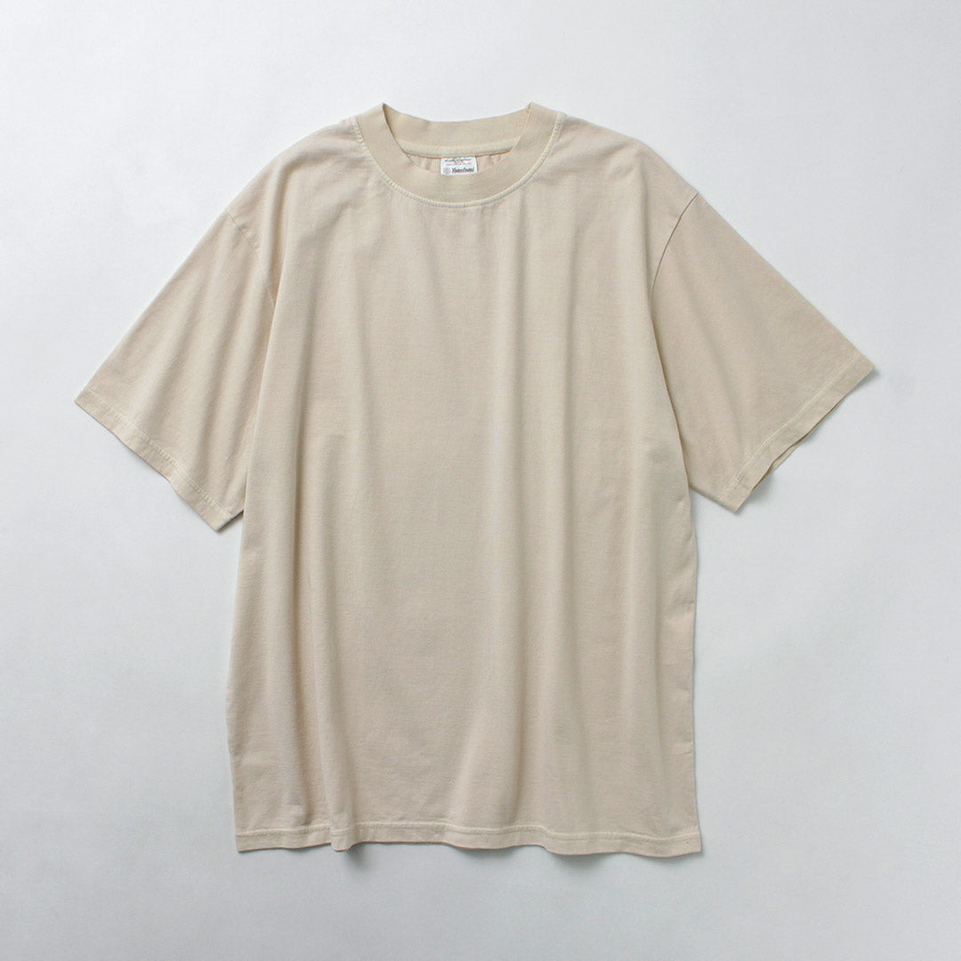 YONETOMI NEW BASIC / Garment-dye Pack T-shirt