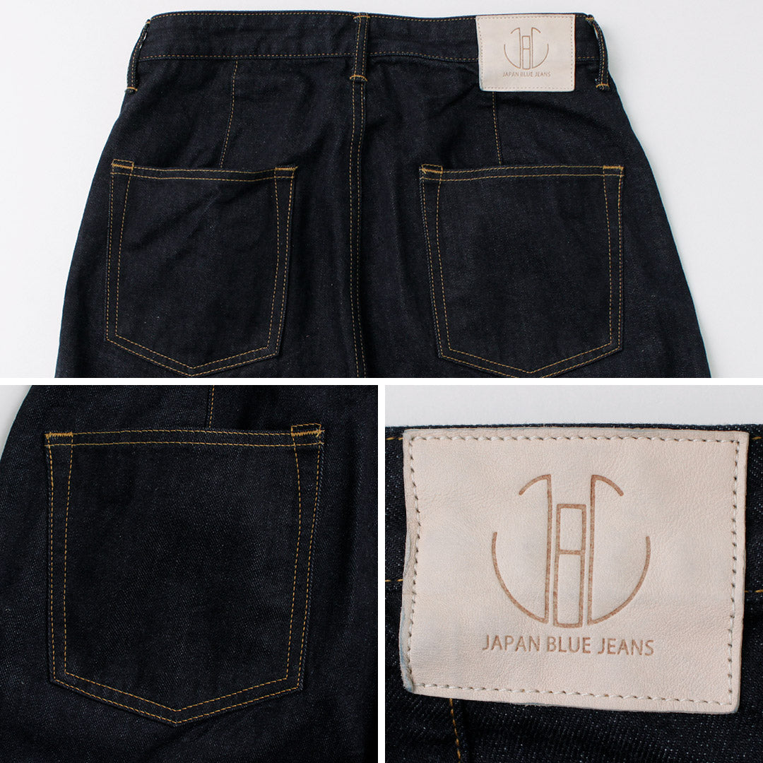 JEANS AZUL JAPÓN / RJB6171 Pantalón cónico ancho de orillo de 12 oz