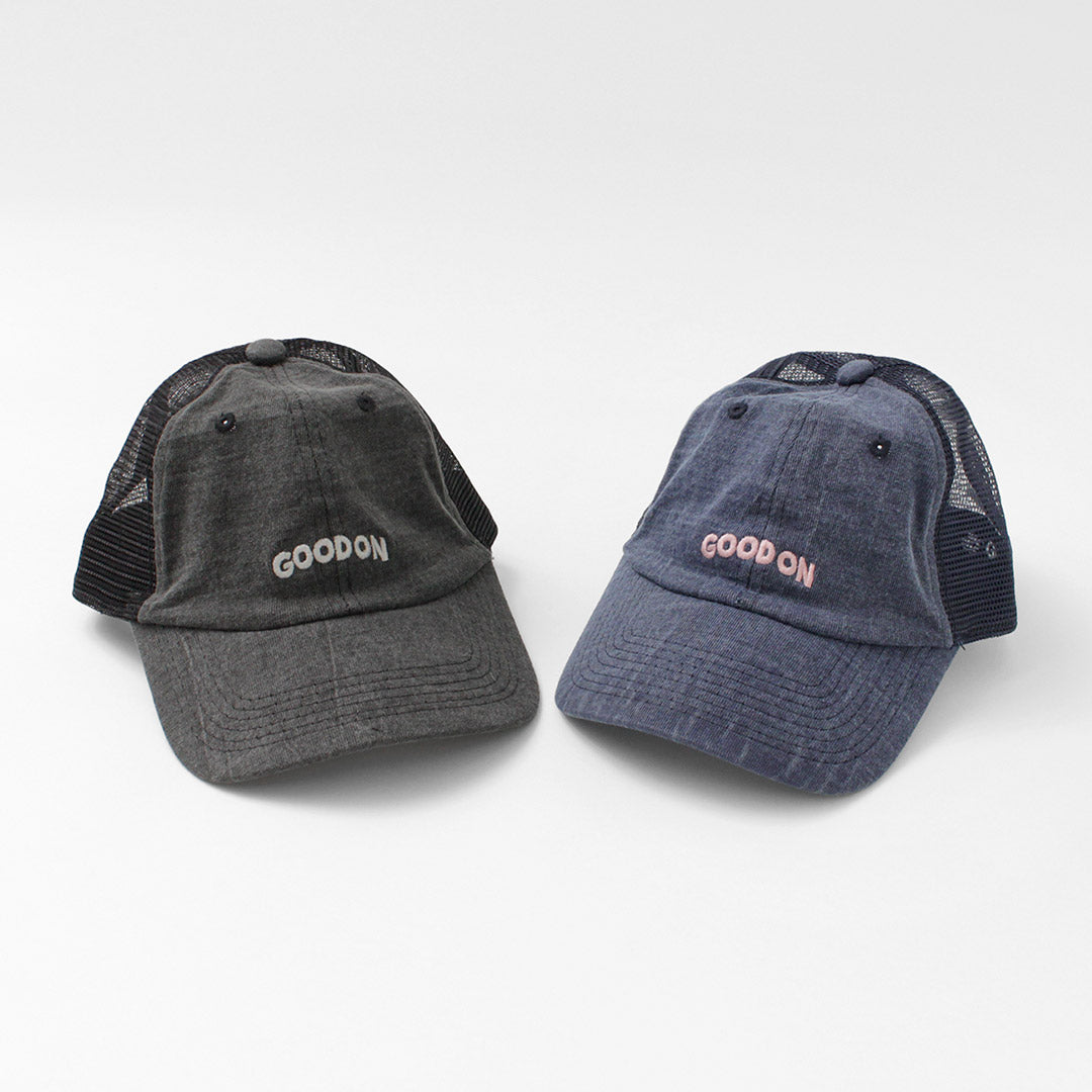 GOOD ON / TEE 메쉬 캡 GOOD ON 자수