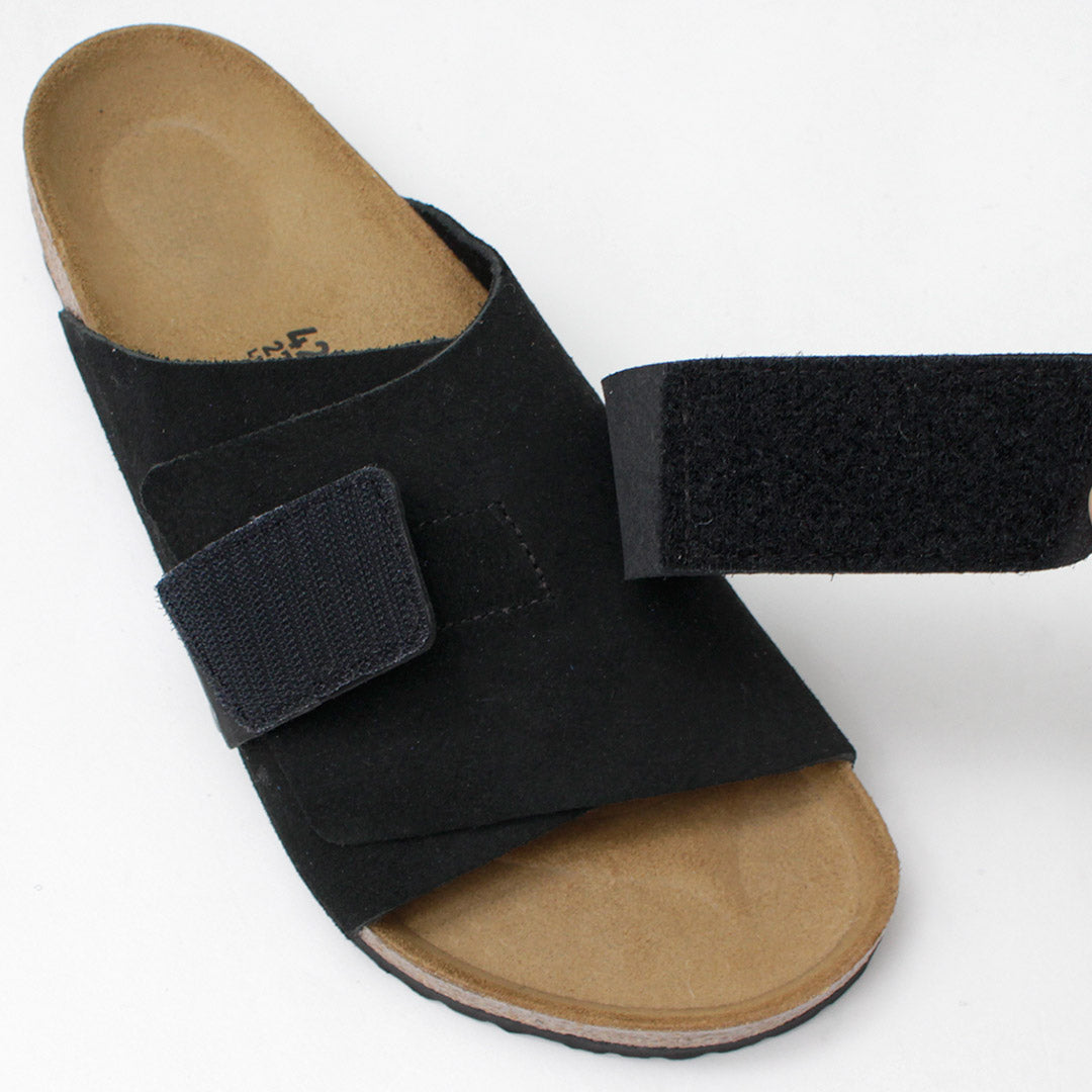 BIRKENSTOCK / Sandalias Kyoto de ante y piel nobuck