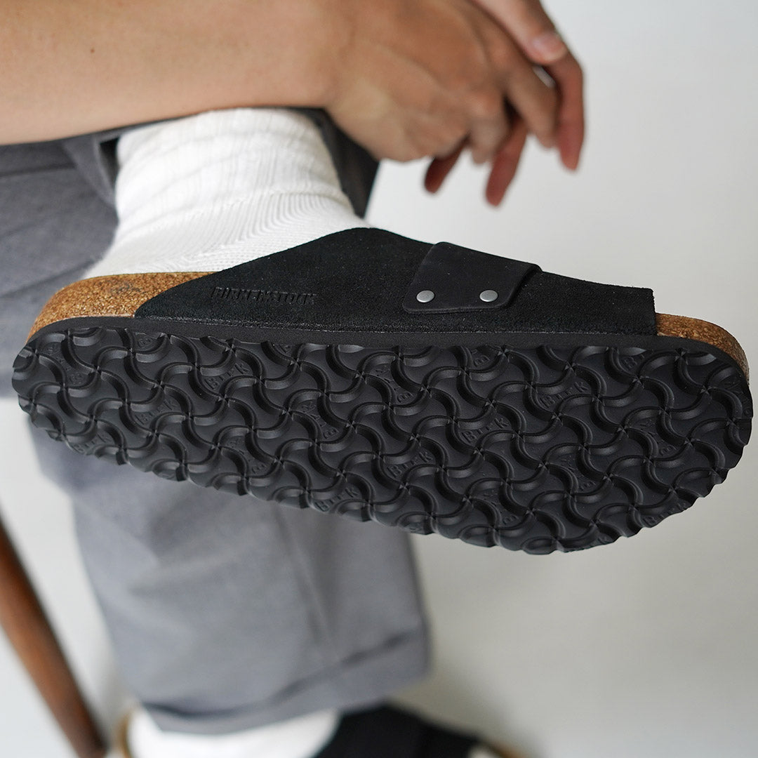 BIRKENSTOCK / Sandalias Kyoto de ante y piel nobuck