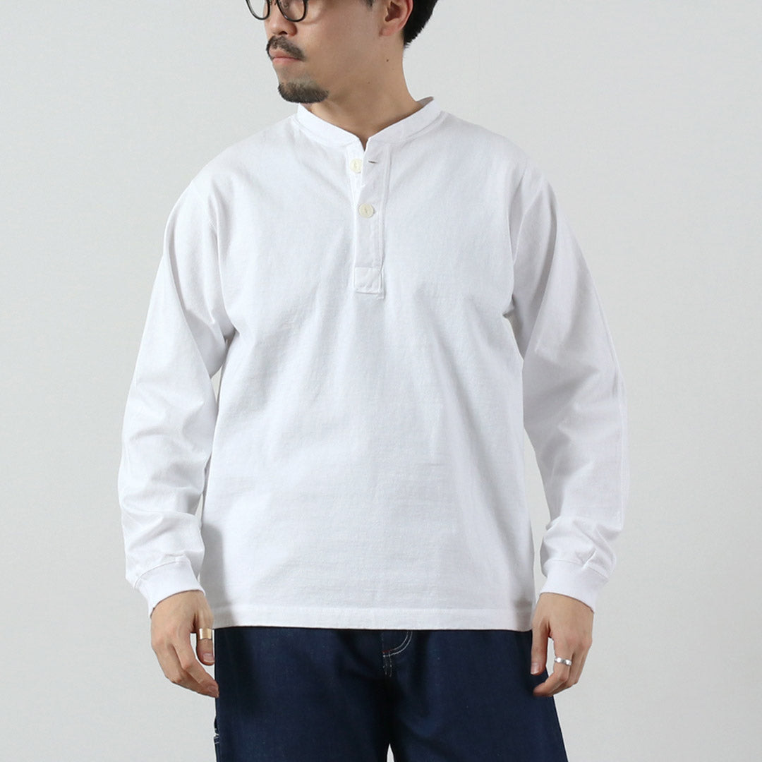 GOOD ON / Long-Sleeve Heavy Henley T-Shirt