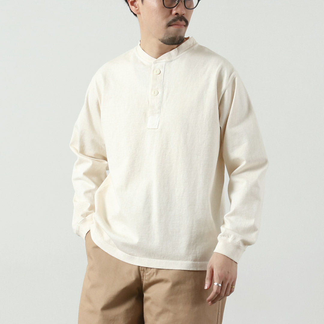 GOOD ON / Long-Sleeve Heavy Henley T-Shirt
