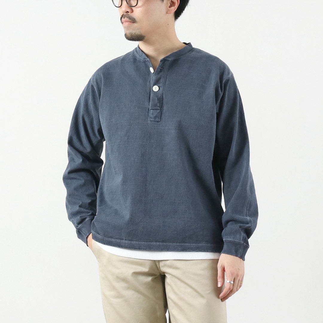 GOOD ON / Long-Sleeve Heavy Henley T-Shirt