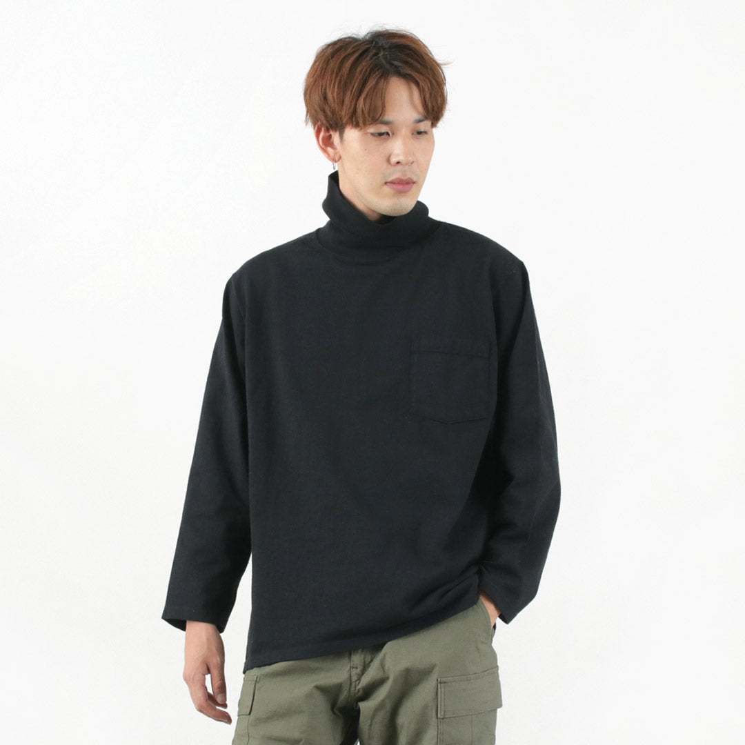 GOODWEAR / T-shirt à manches longues et col roulé avec poche