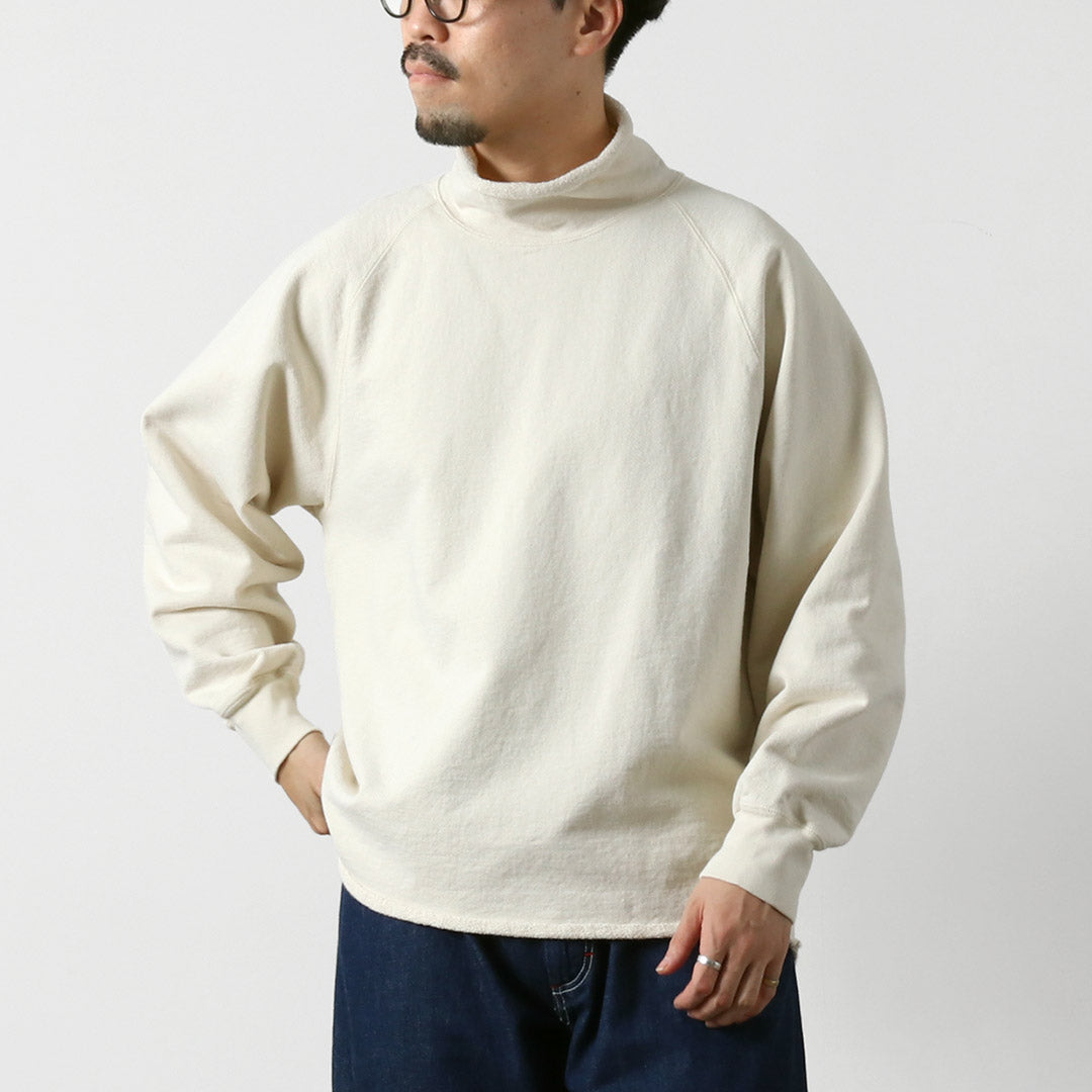 WALLA WALLA SPORT / Sudadera de cuello alto con cuello vuelto de 13 oz