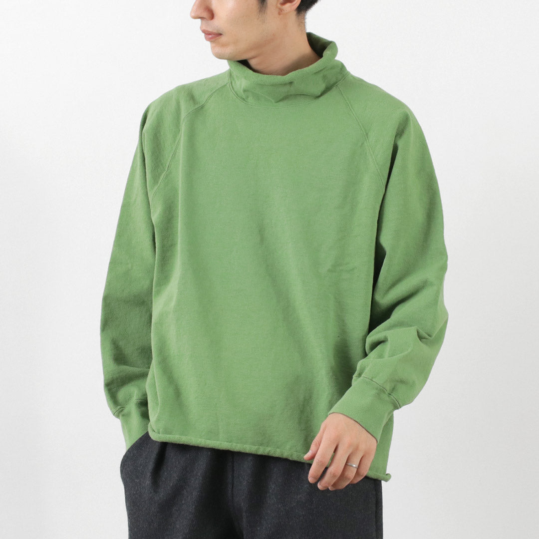 WALLA WALLA SPORT / Sudadera de cuello alto con cuello vuelto de 13 oz