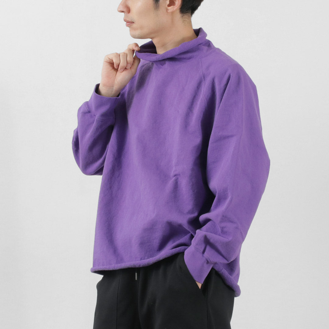 WALLA WALLA SPORT / Sudadera de cuello alto con cuello vuelto de 13 oz